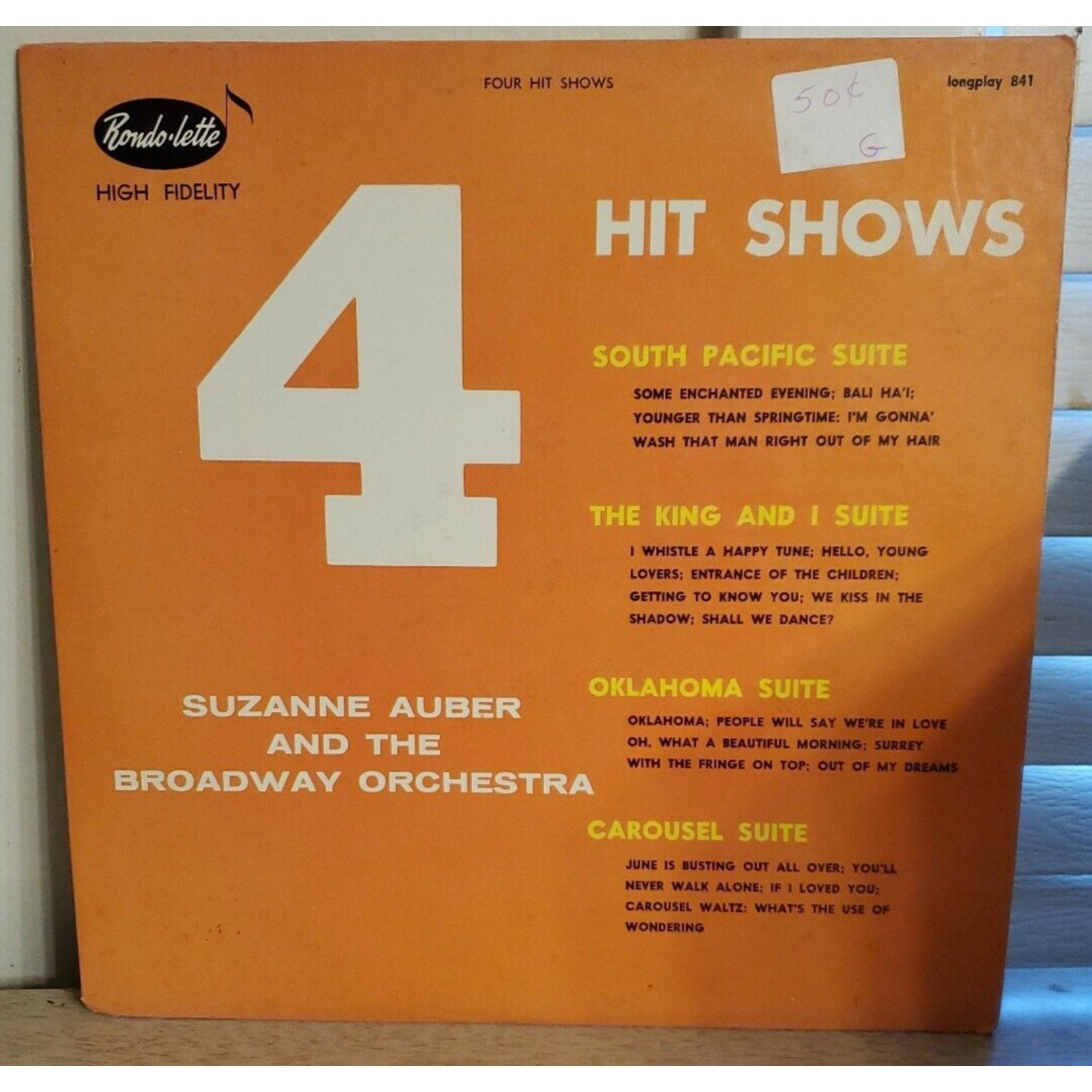 Suzanne Auber And The Broadway Orchestra - LP - 841
