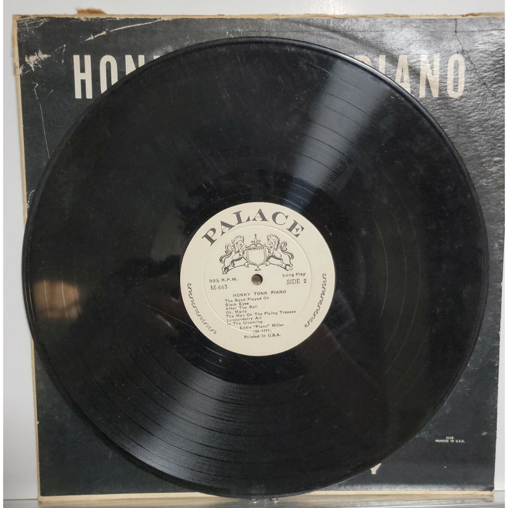 Eddie "Piano" Miller – Honky Tonk Piano (Vinyl)