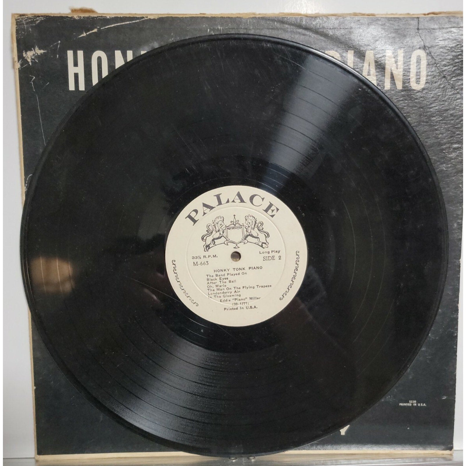 Eddie "Piano" Miller – Honky Tonk Piano (Vinyl)