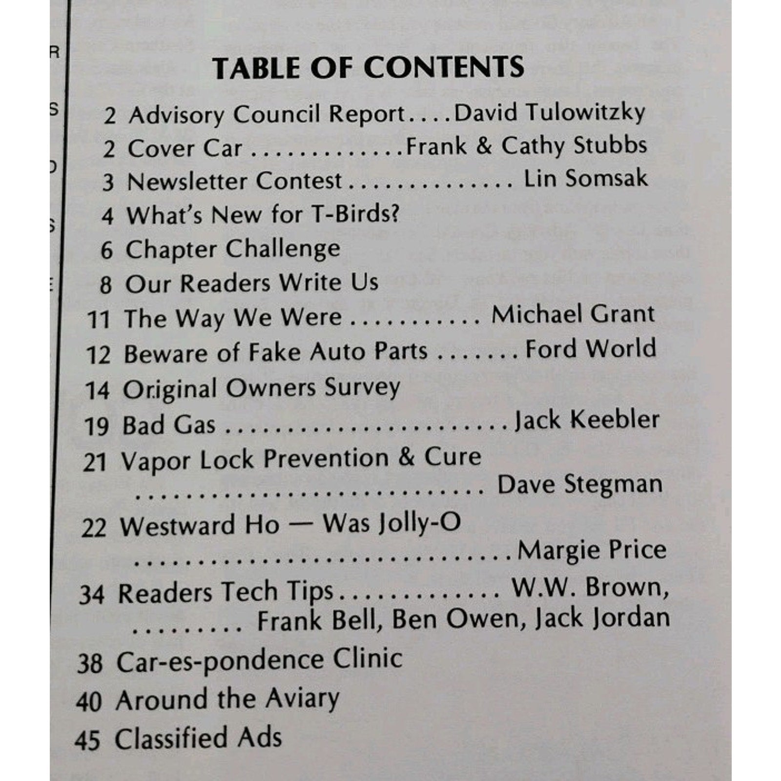 Early Bird Magazine September-October 1986