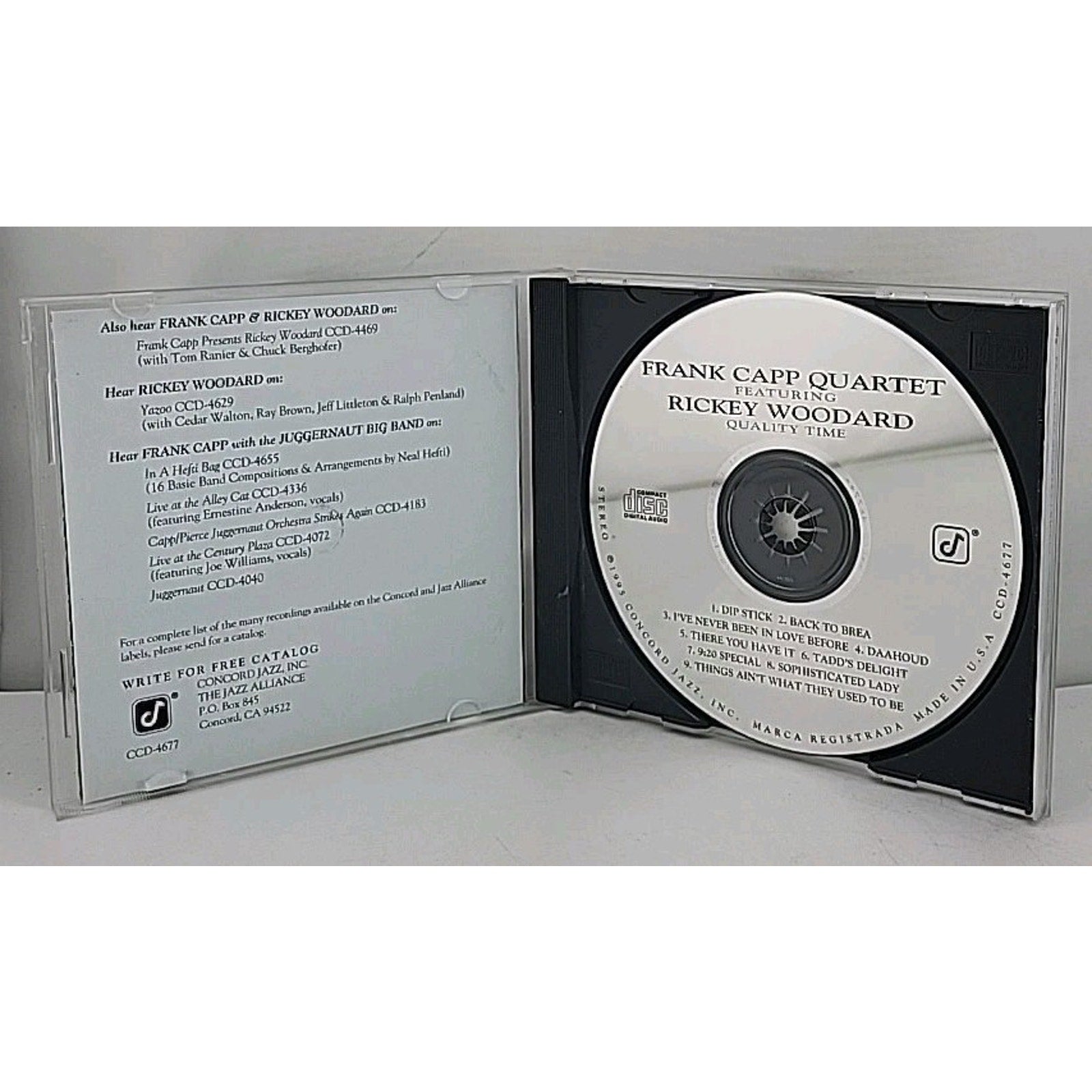 Quality Time by Frank Capp (CD, Jul-2004, Concord)