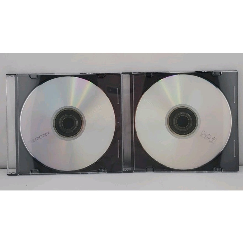 Memorex DVD+R 10 Pack - 16X, 4.7GB, 120 mins Individual Jewel Cases Open Box