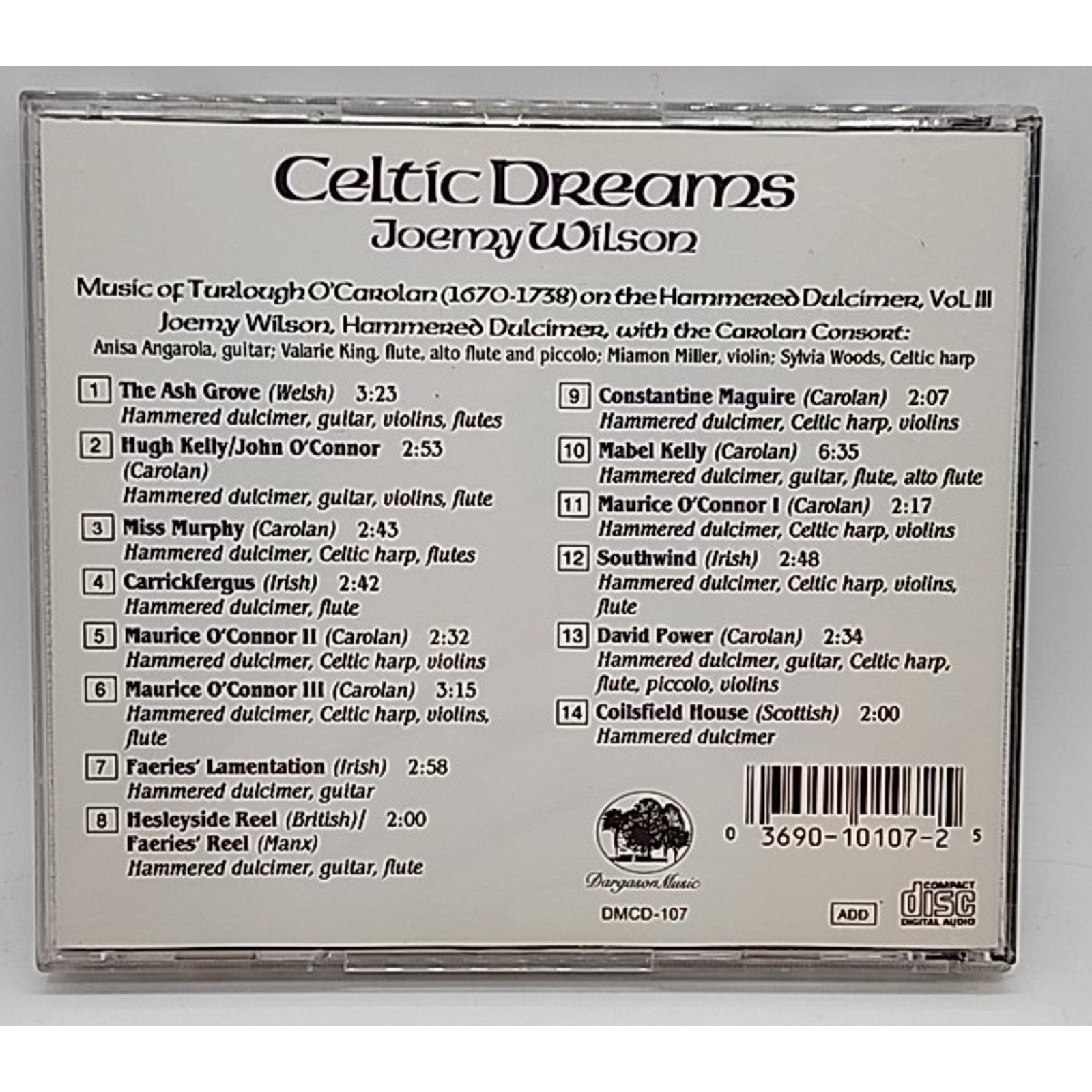 Celtic Dreams Music of Turloug by Wilson, Joemy (CD, 1993)