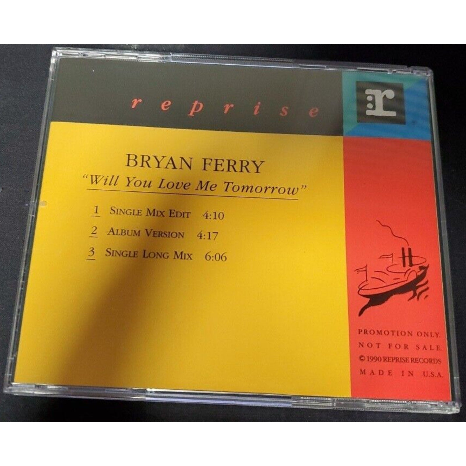 Bryan Ferry – Will You Love Me Tomorrow (CD, Promo, US, 1993, Reprise)