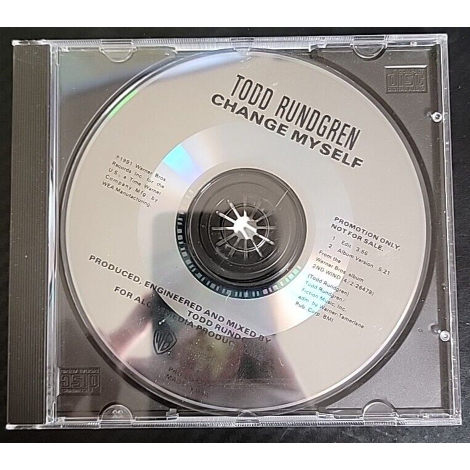 Todd Rundgren Change Myself Promo (CD)