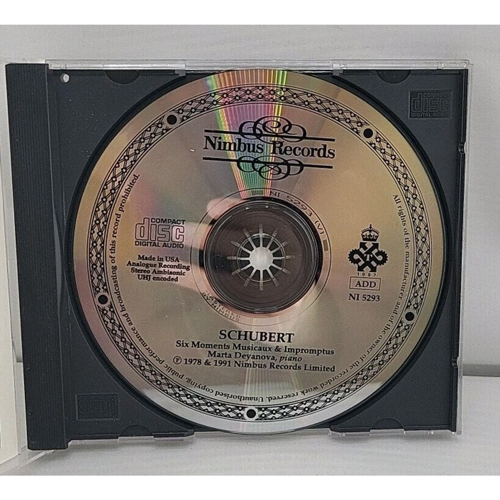 Six Moments Musicaux D 780/Impromptus D 935 by Schubert / Deyanova (CD, 1992)