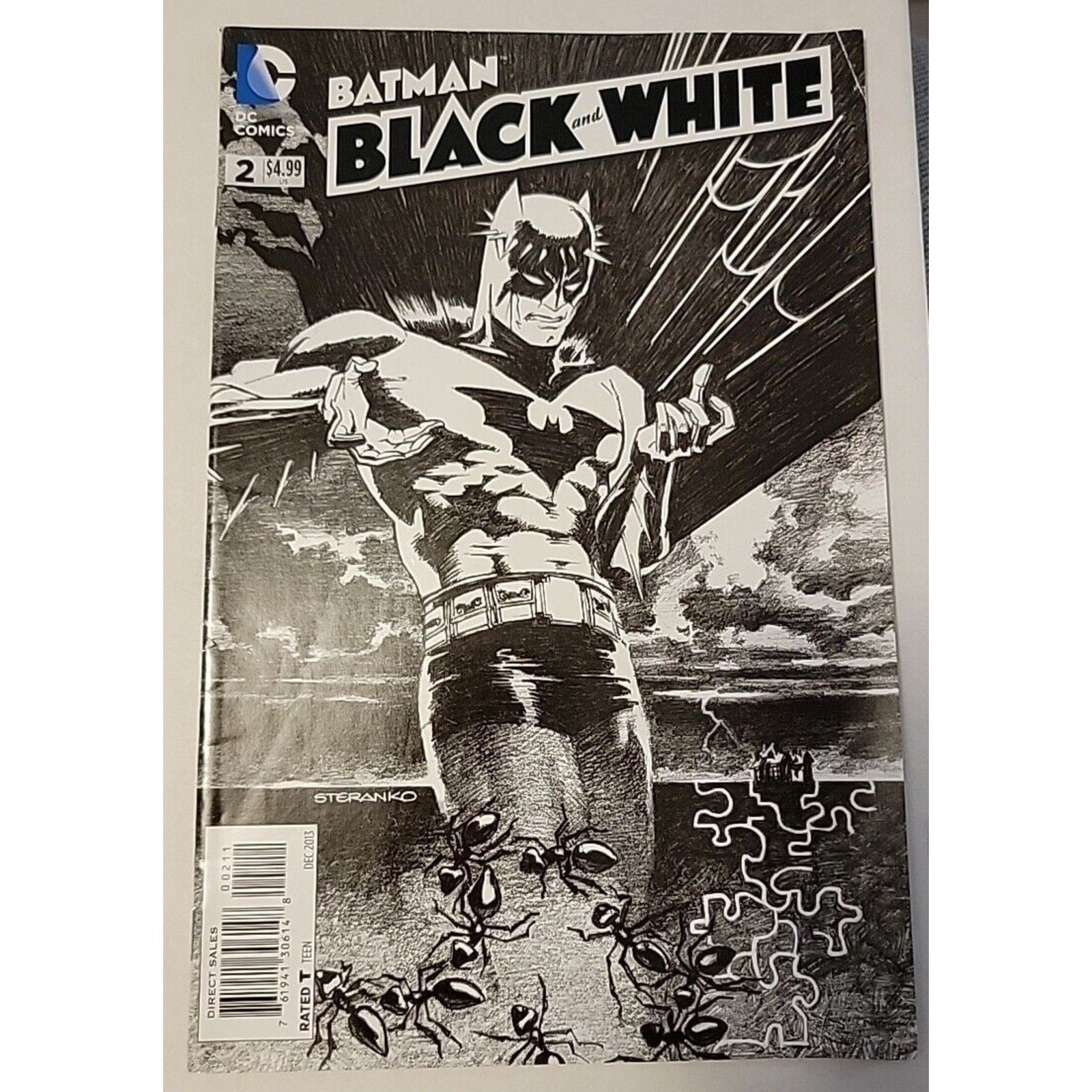 DC Batman Black And White (2013) #2 Steranko Cover