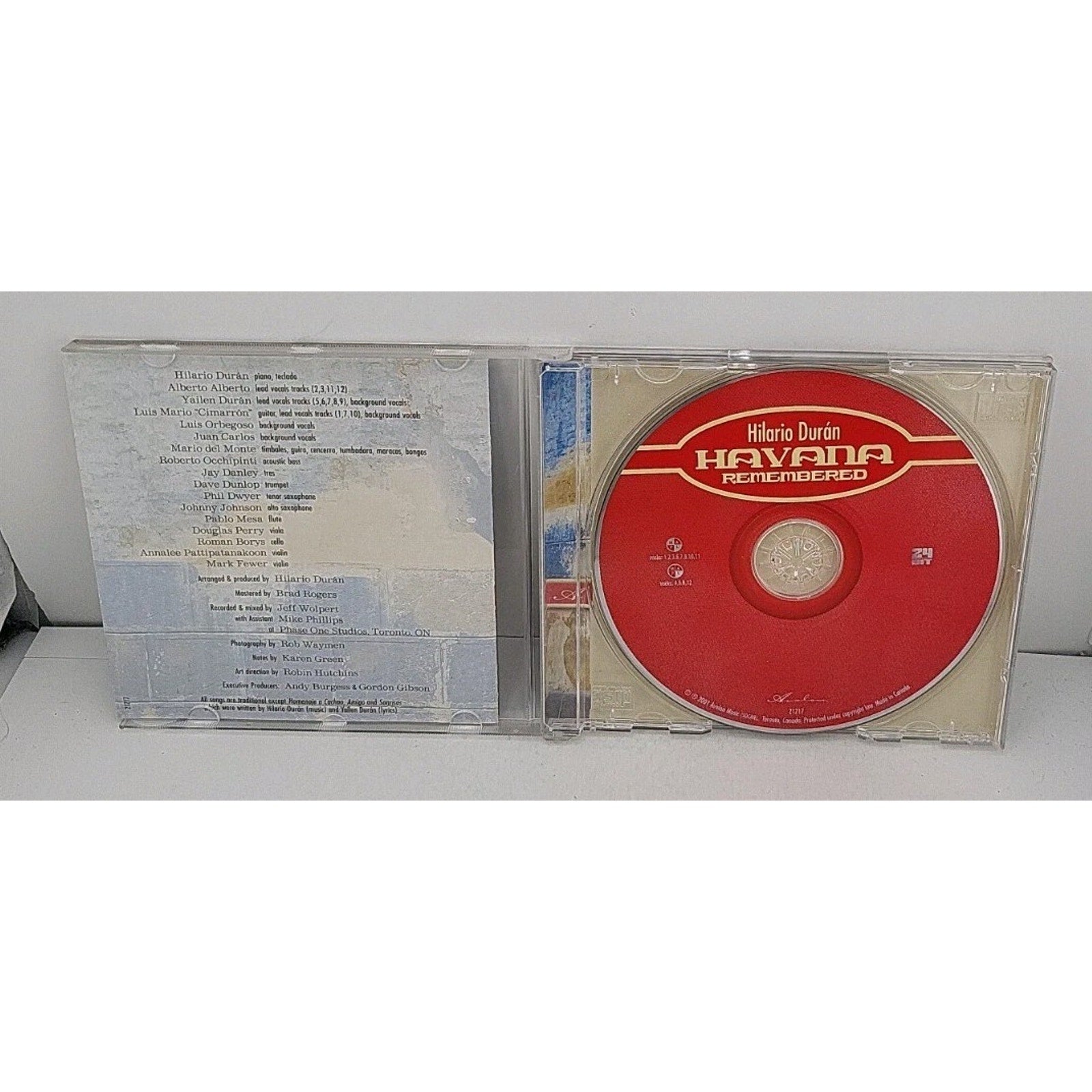 Havana Remembered by Hilario Durán (CD, 2001, Avalon Records)