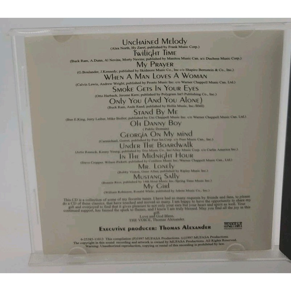 Thomas Alexander The Voice (CD)