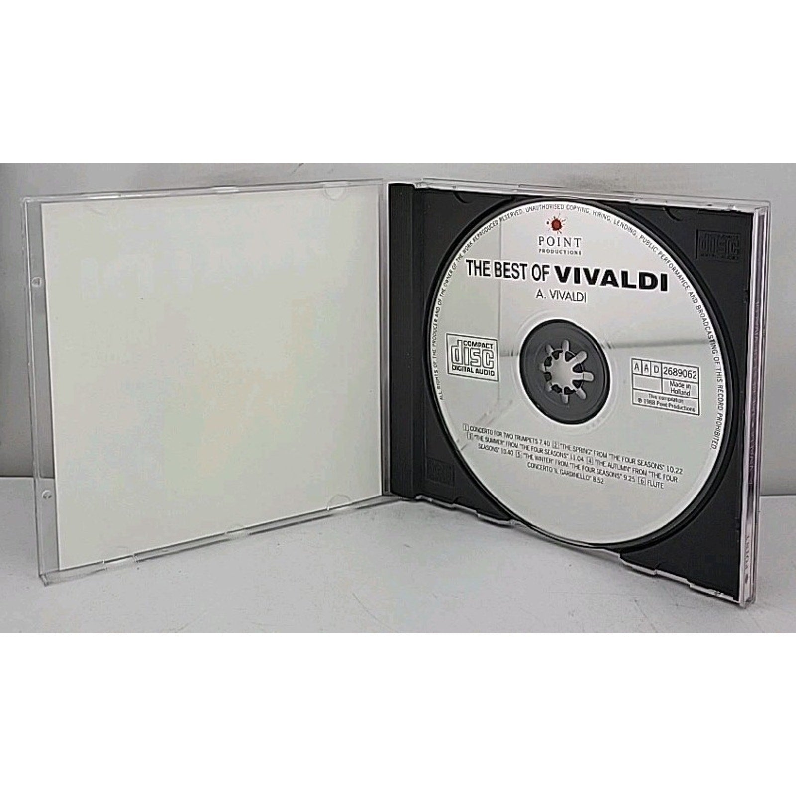 The Best of Vivaldi Classical Music CD Album