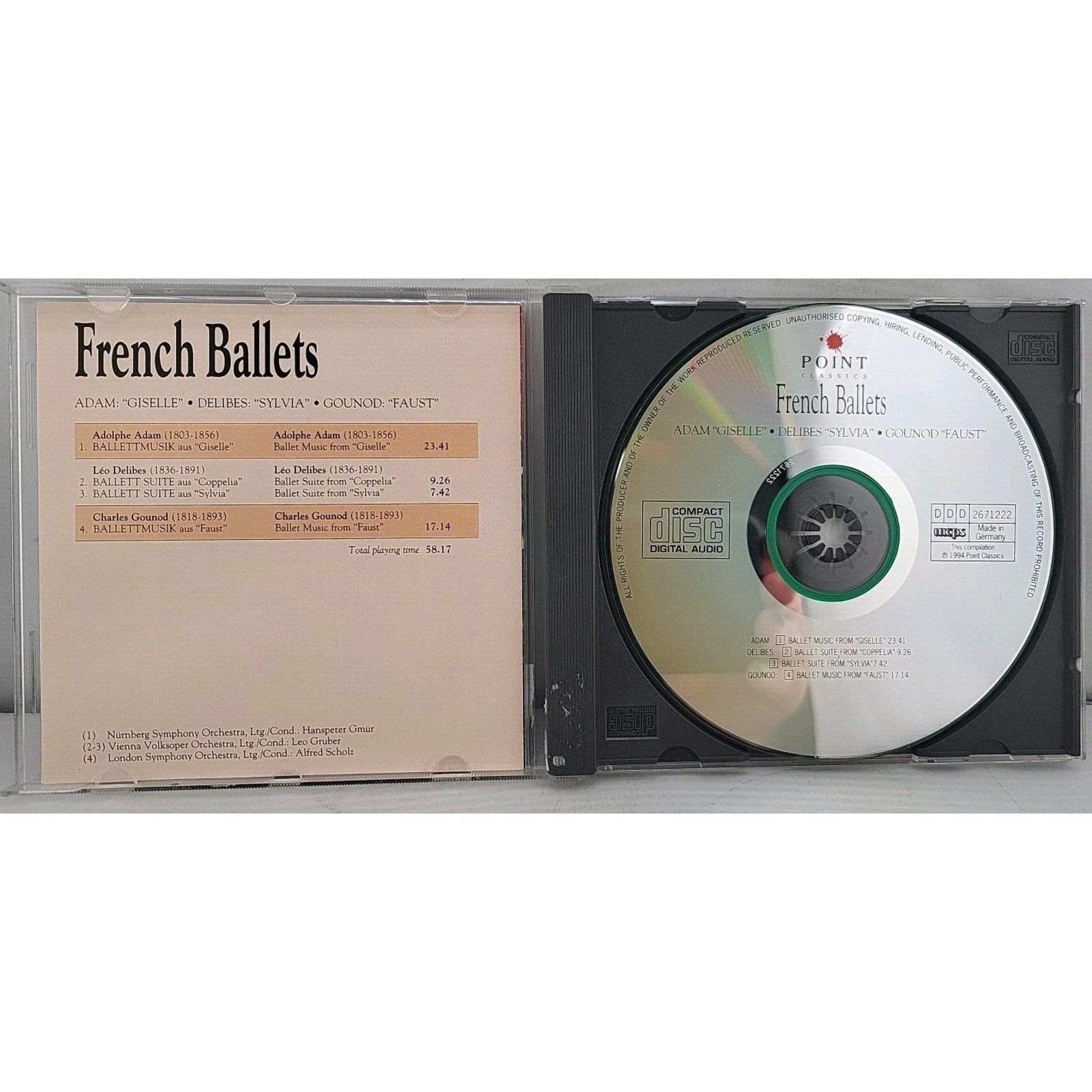 Point Classics French Ballets Cd