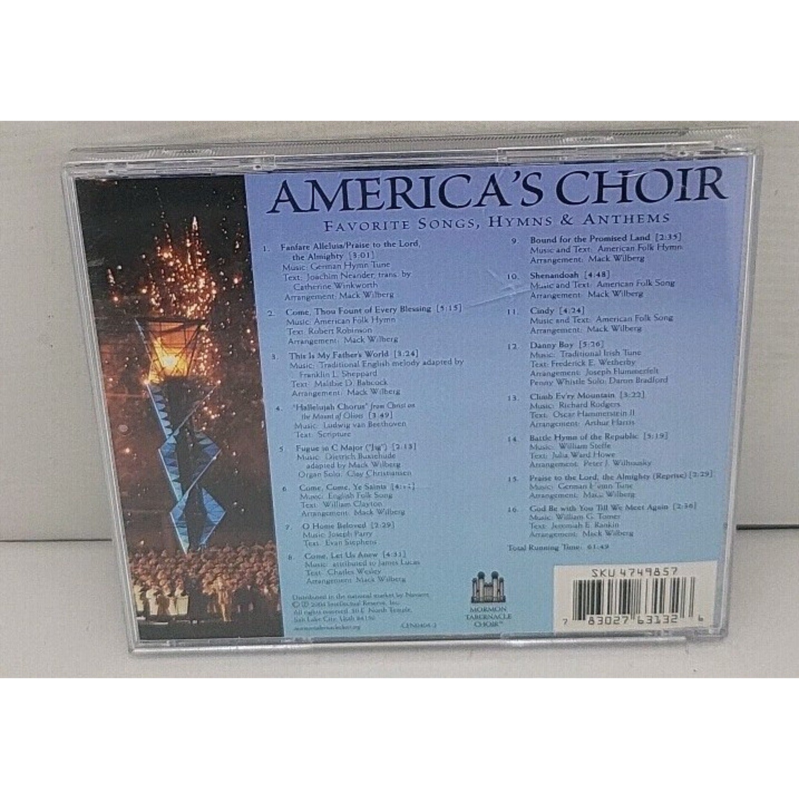 America's Choir by Mormon Tabernacle Choir (CD, 2004)