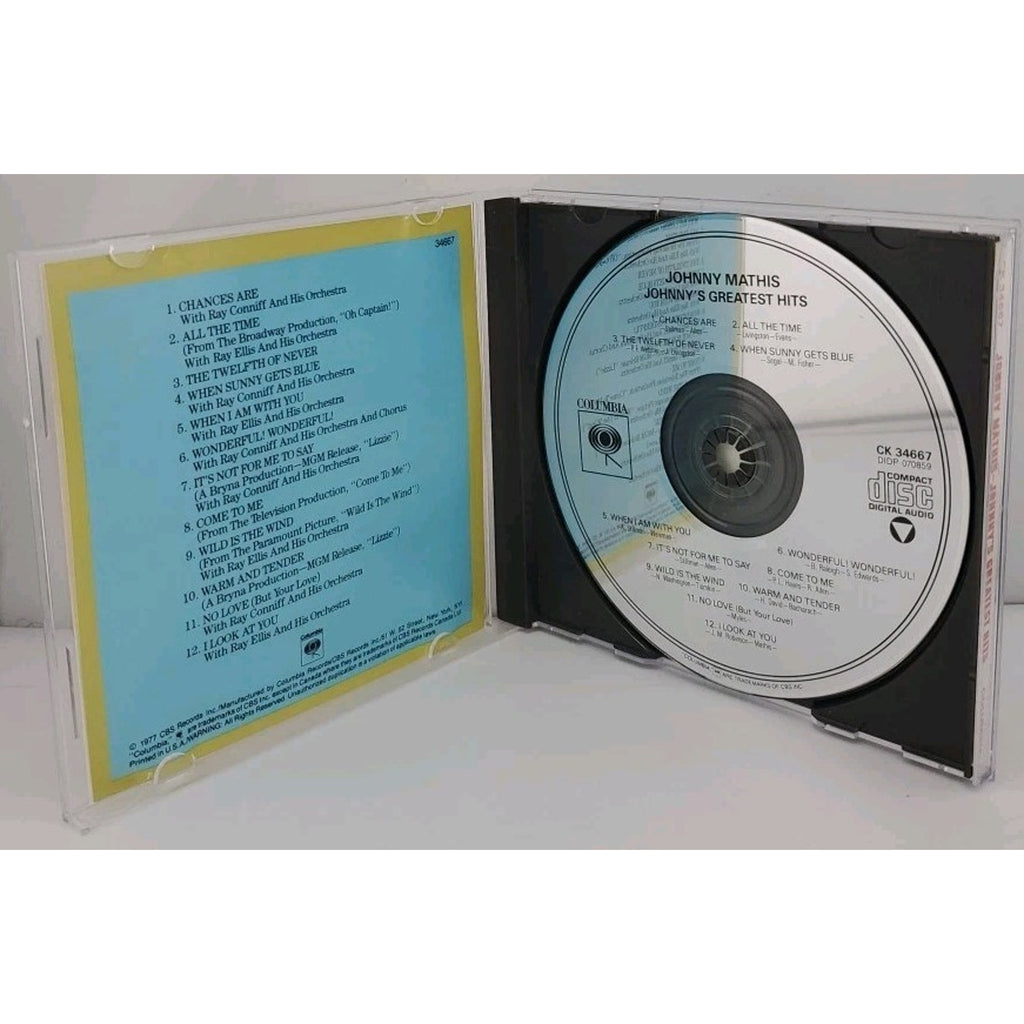 Greatest Hits by Johnny Mathis (CD, 1990)