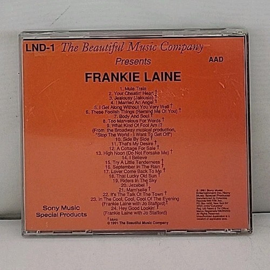 The Beautiful Music Company Presents Frankie Laine (CD)