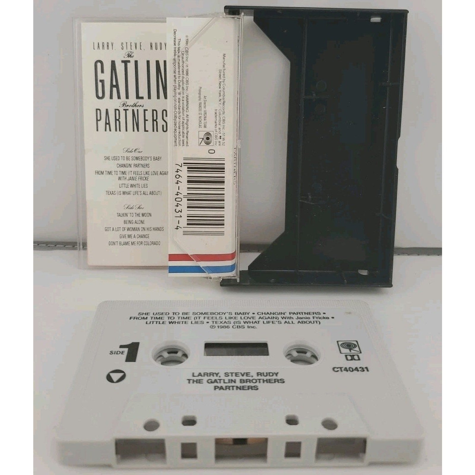 Partners by Larry Gatlin (Cassette, 1986, Columbia (USA))