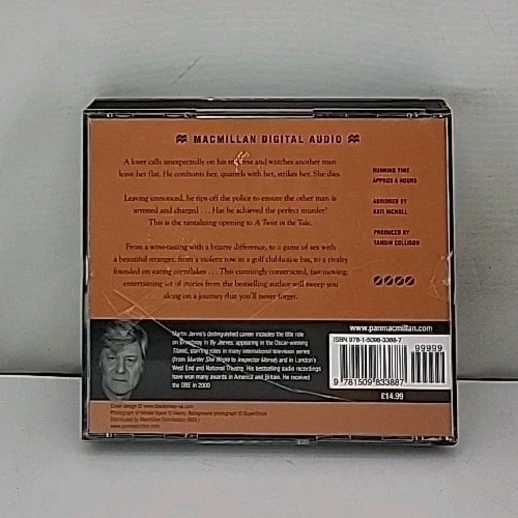 A Twist In The Tale By Jeffrey Archer - Read By Martin Jarvis - 4 CD Set