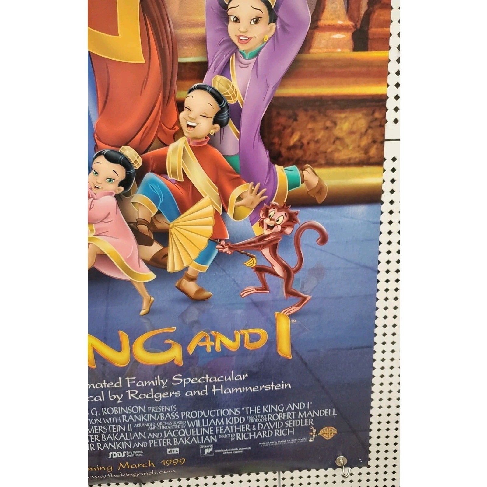 The King and I Movie Poster 27x40 D/S Miranda Richardson Martin Vidnovic