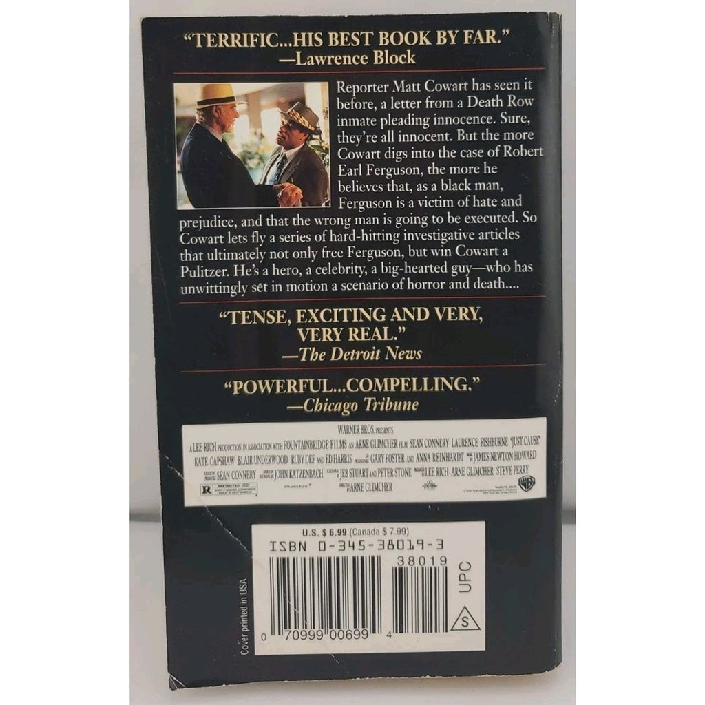 Just Cause by John Katzenbach (1993, Mass Market)
