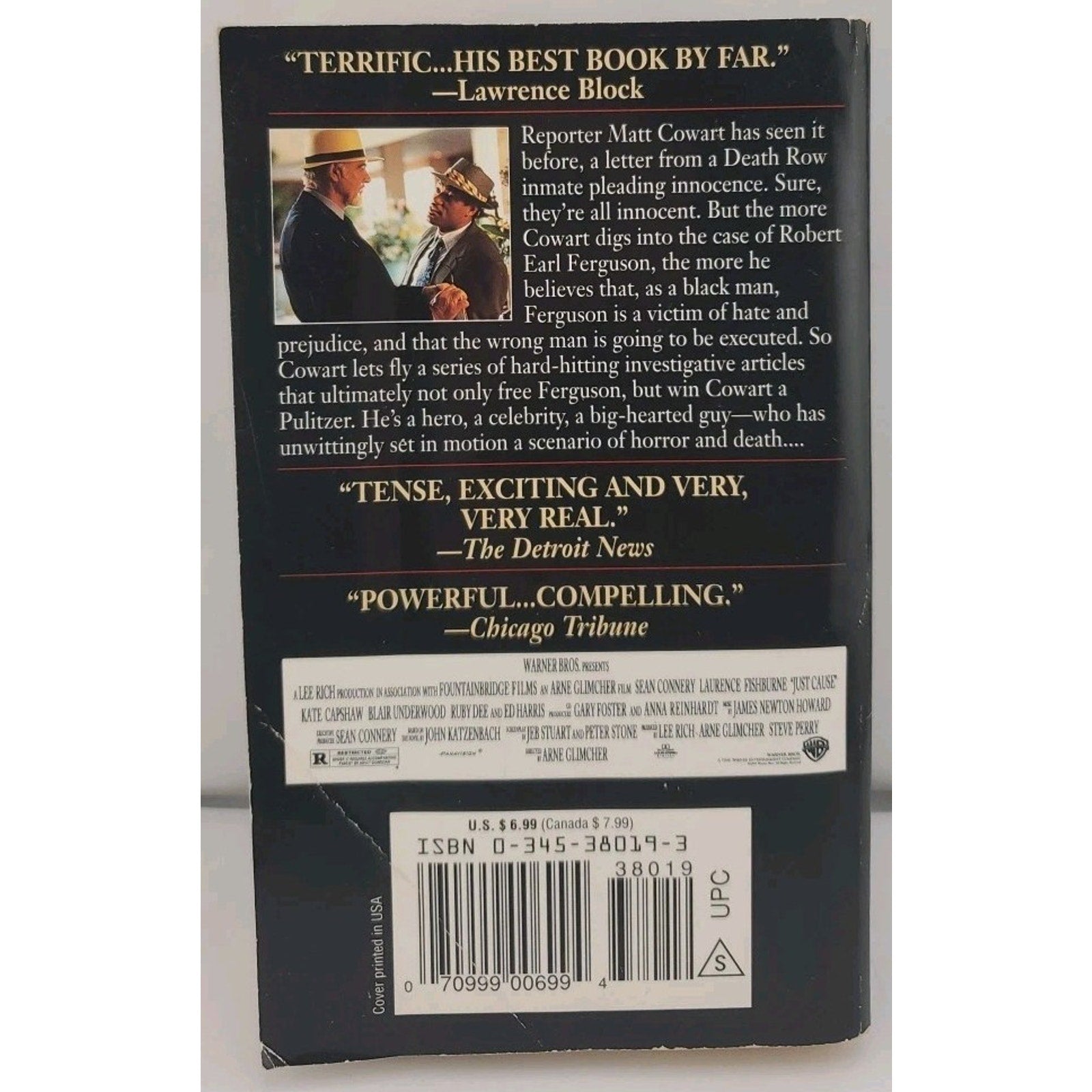 Just Cause by John Katzenbach (1993, Mass Market)