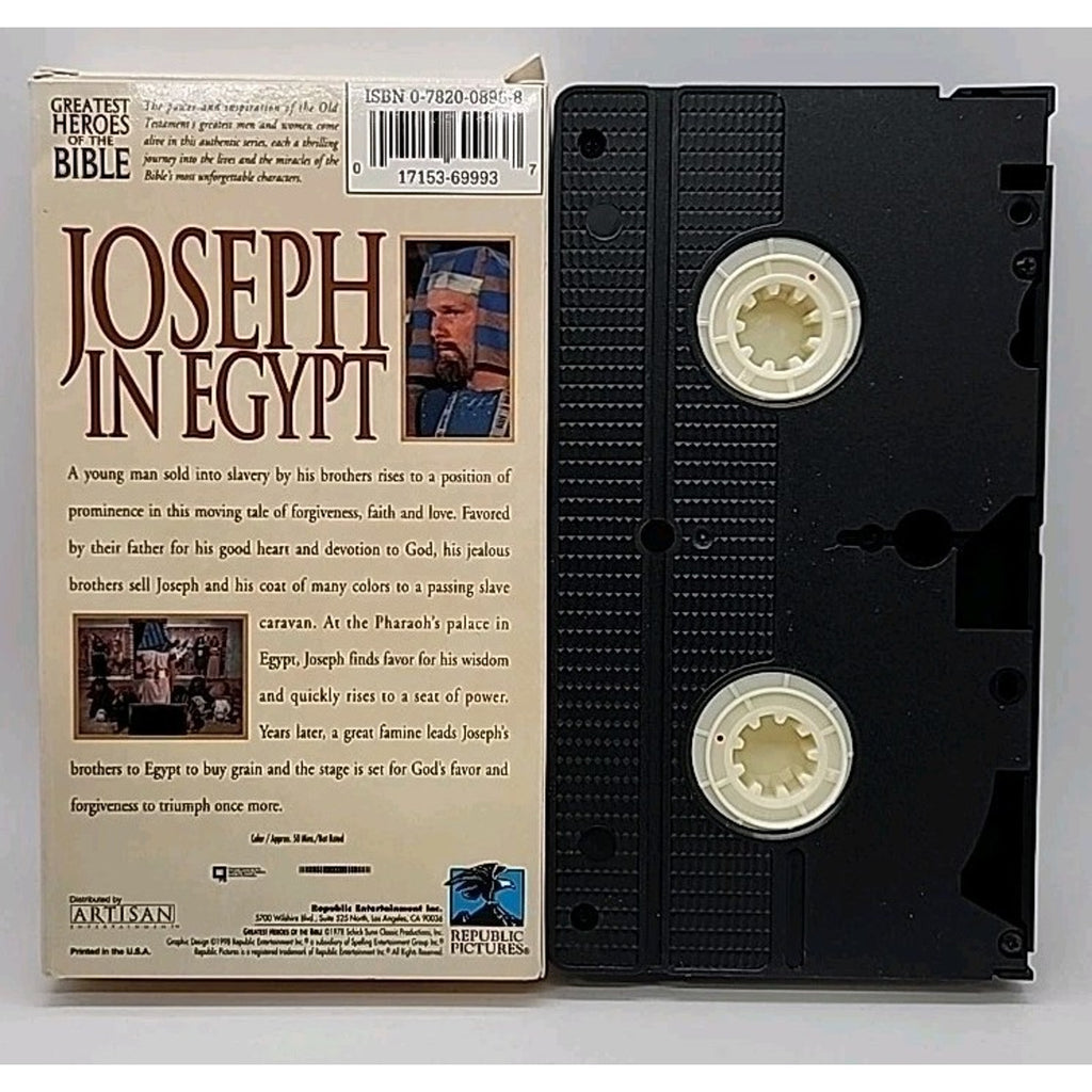 Greatest Heroes of the Bible - Joseph in Egypt (VHS, 1998)