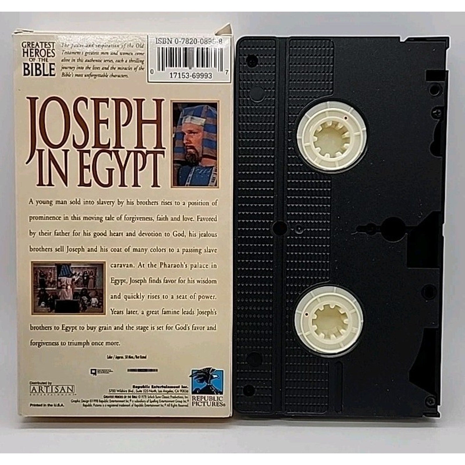 Greatest Heroes of the Bible - Joseph in Egypt (VHS, 1998)