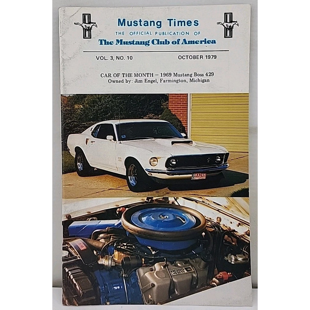 Mustang Times Magazine - The Mustang Club Of America - October 1979 -