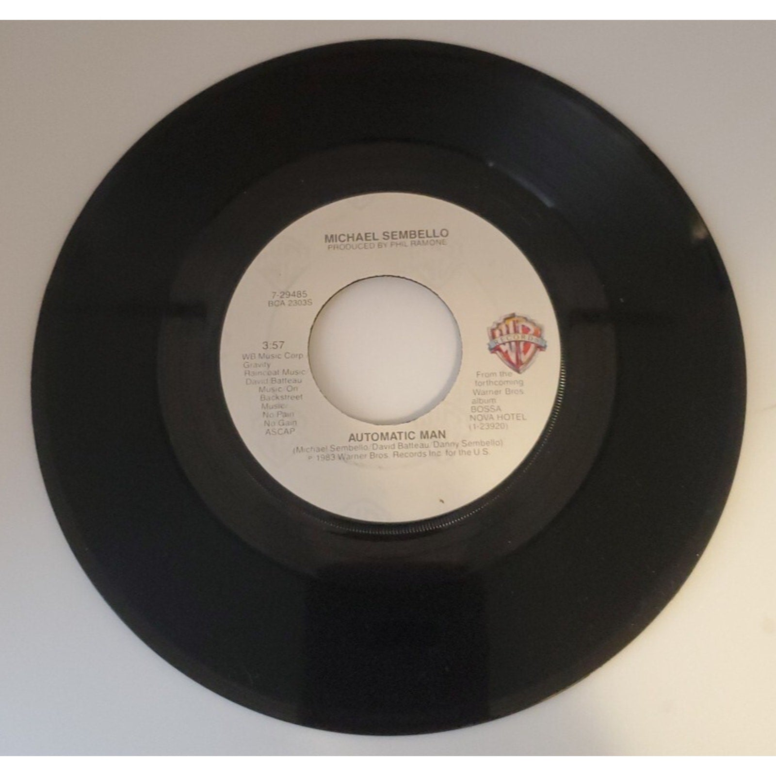 Michael Sembello - Summer Lovers & Automatic Man - Warner Bros (Record)