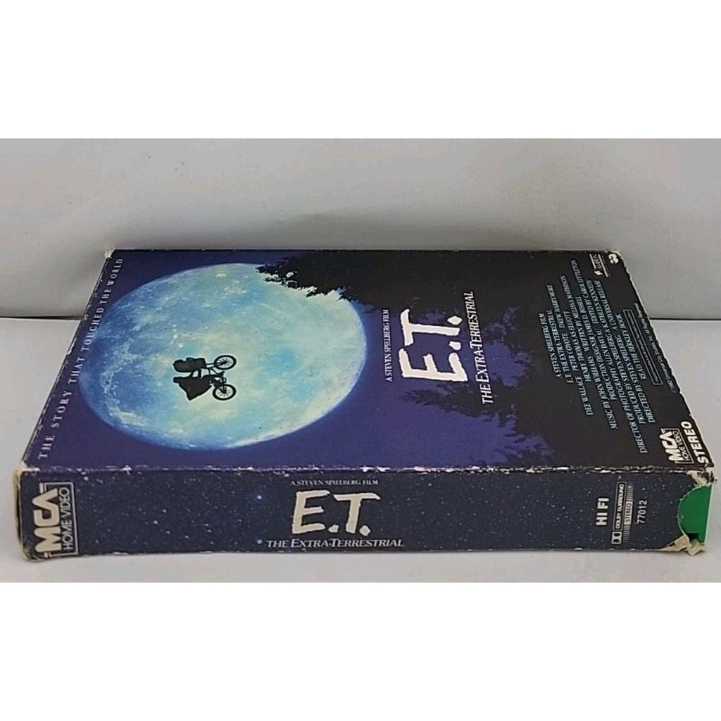 E.T. The Extra-Terrestrial (VHS, 1996) Green Casing