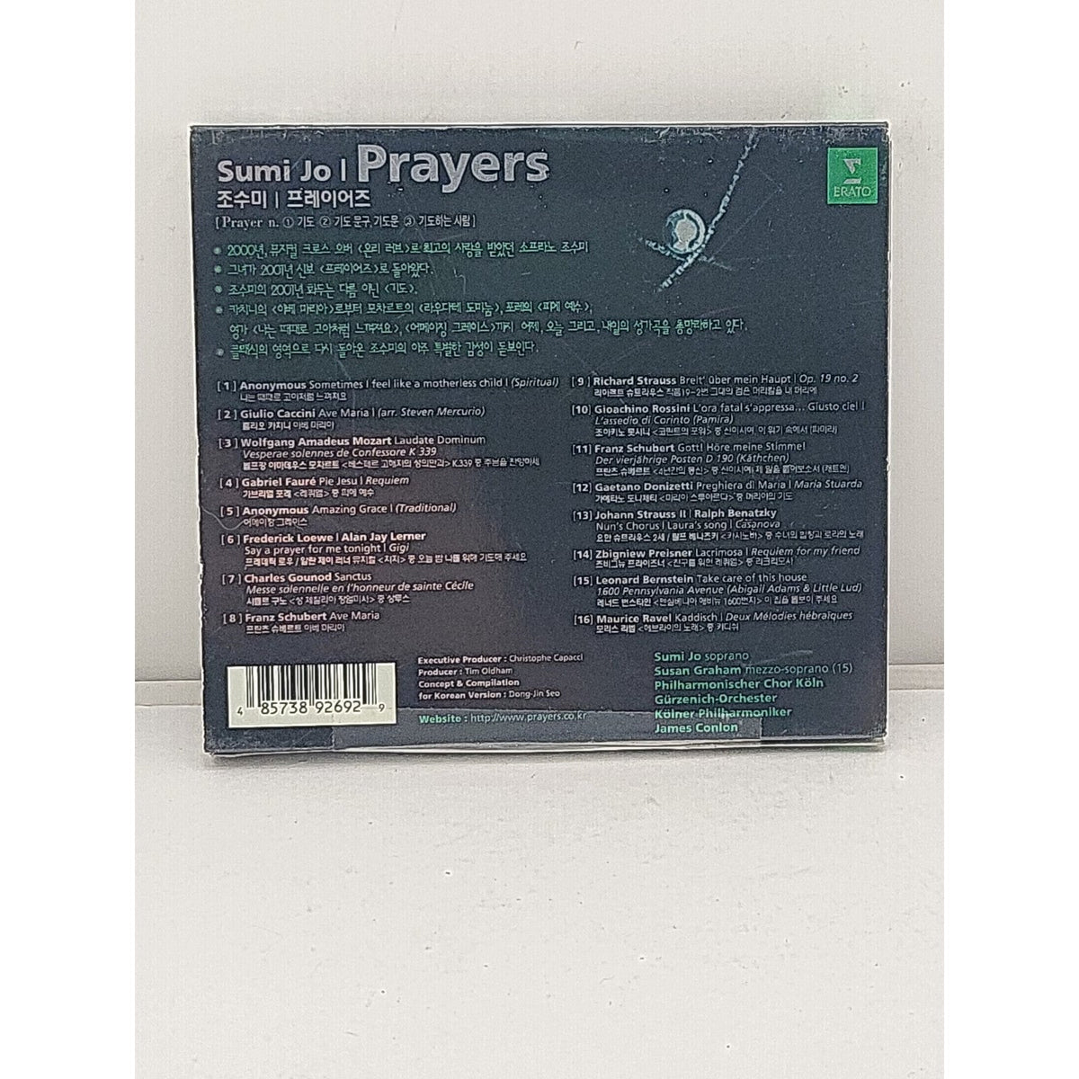 Prayers by Sumi Jo (CD, 2001)