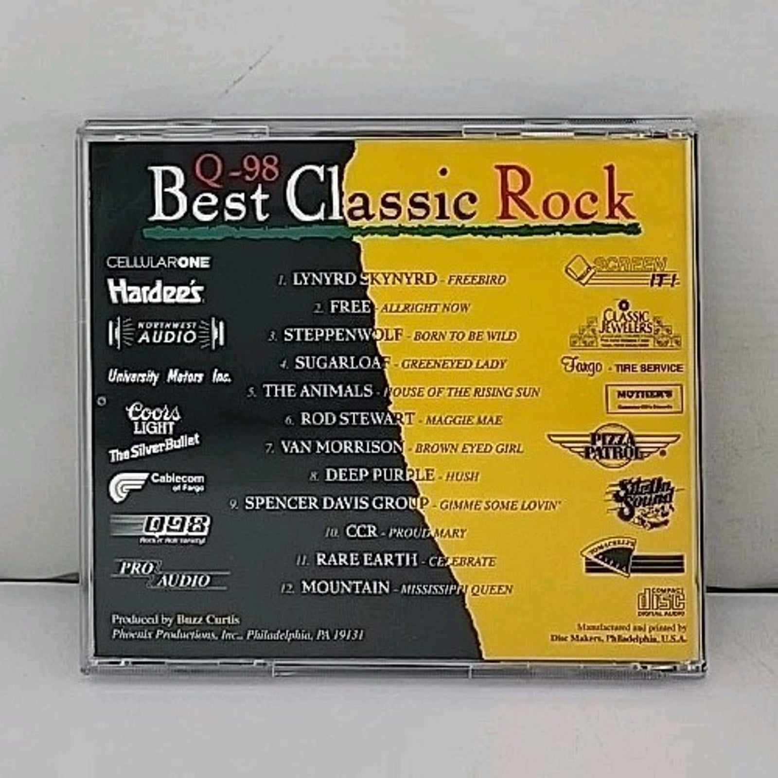 Fargo Moorheads Best Classic Rock Q-98 - 25 Years Of Rocking CD