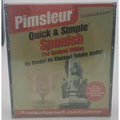 Pimsleur Quick Simple Spanish 4 CD Audio 2nd Revised Edition 8 Lessons *New*