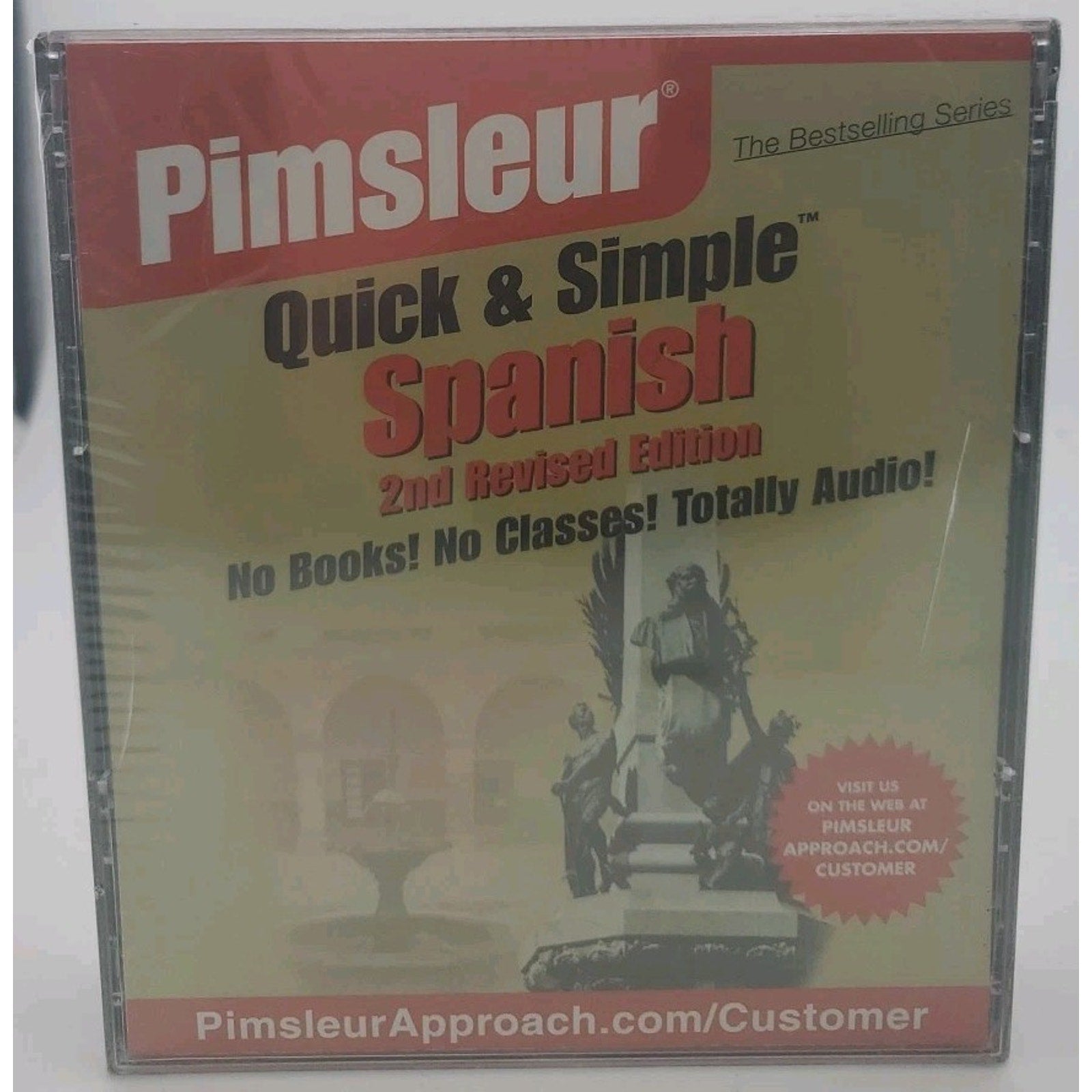 Pimsleur Quick Simple Spanish 4 CD Audio 2nd Revised Edition 8 Lessons *New*