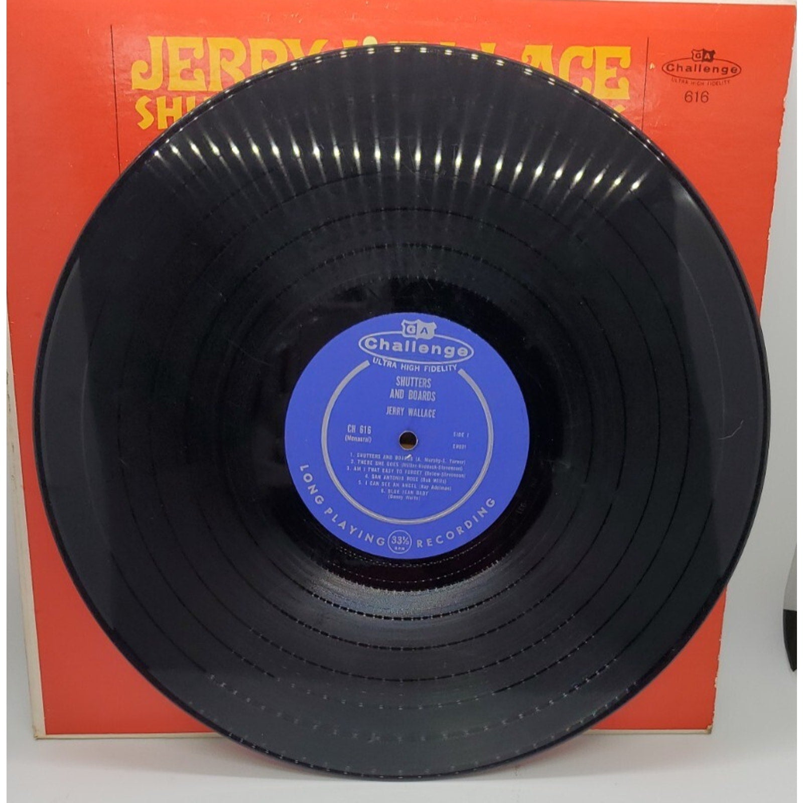 Jerry Wallace Shutters And Boards & Other Town And Country Hits (Record)