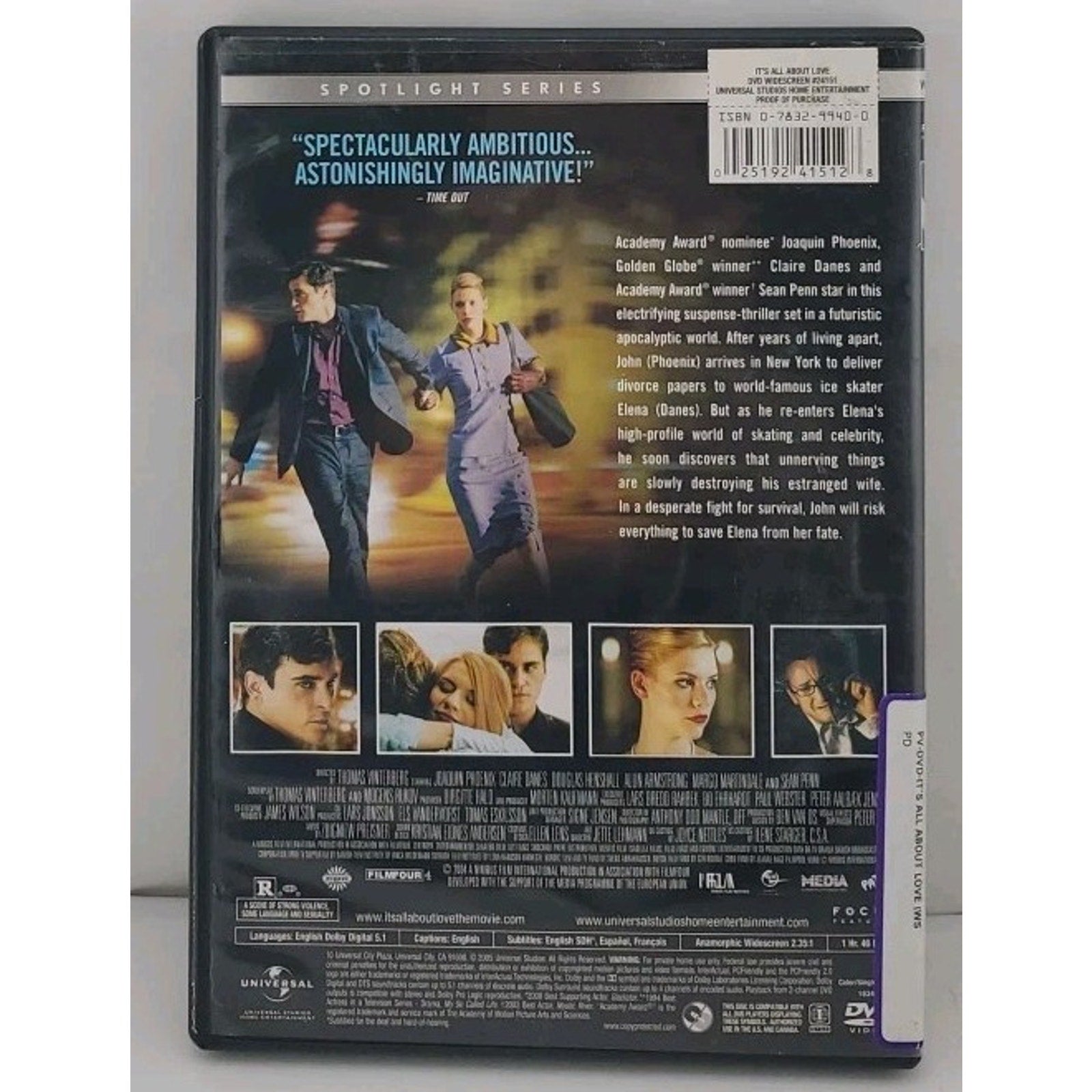 It's All about Love (DVD, 2003)