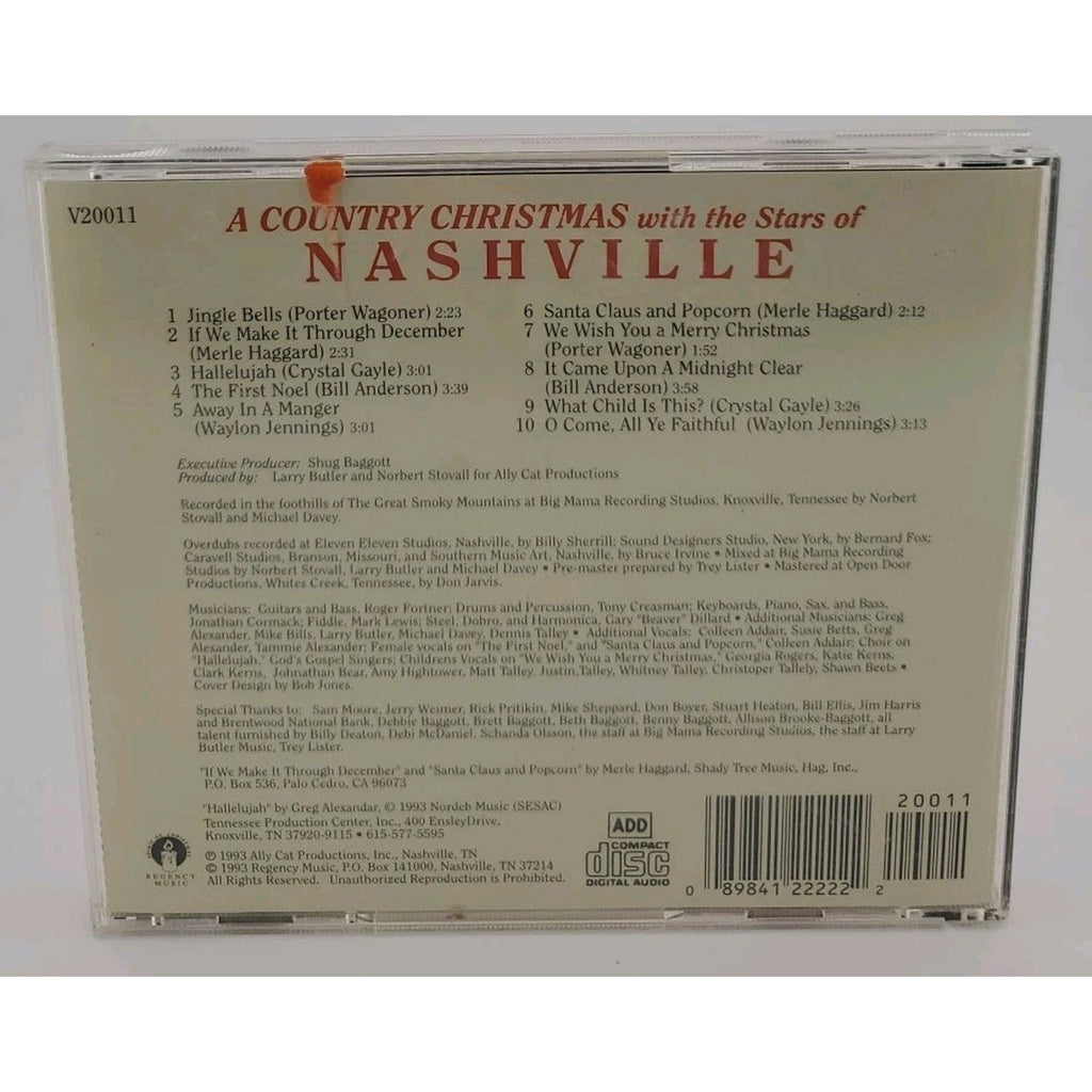 Country Christmas: Stars of Nashville by Various Artists (CD, Jul-1997, Unison)
