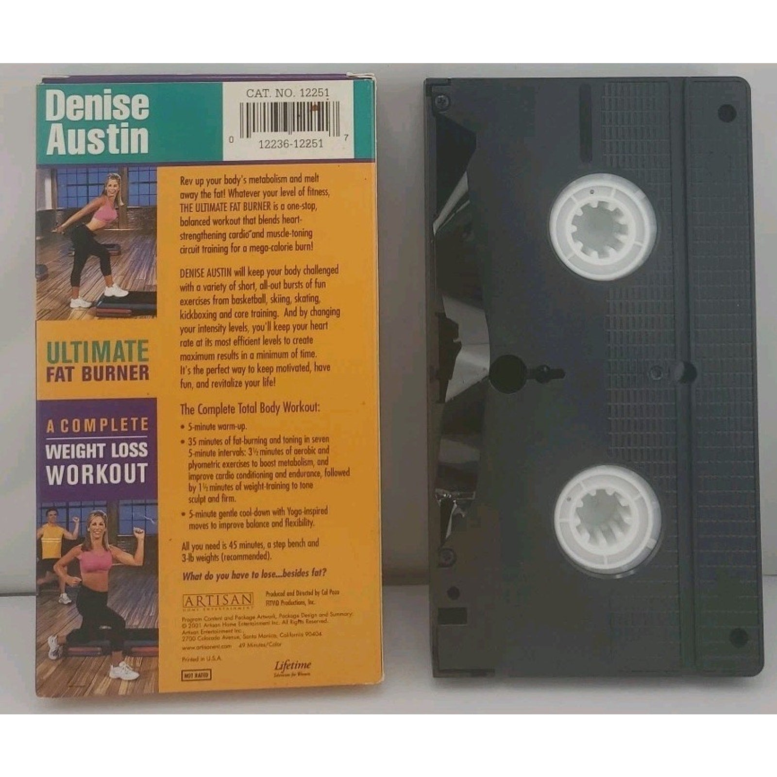 Denise Austin - Ultimate Fat Burner (VHS, 2001)