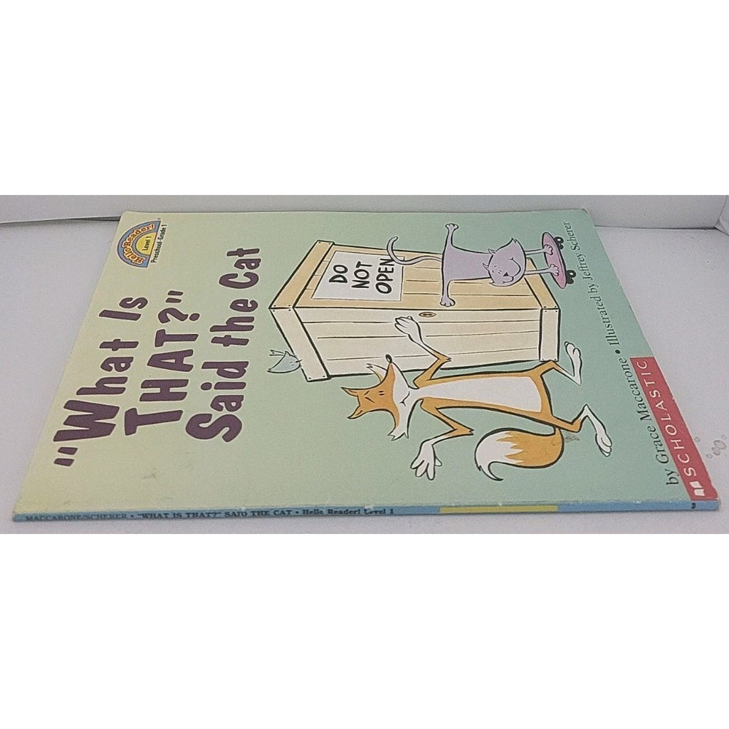 What Is That? Said the Cat by Grace Maccarone (2004, Library Binding)