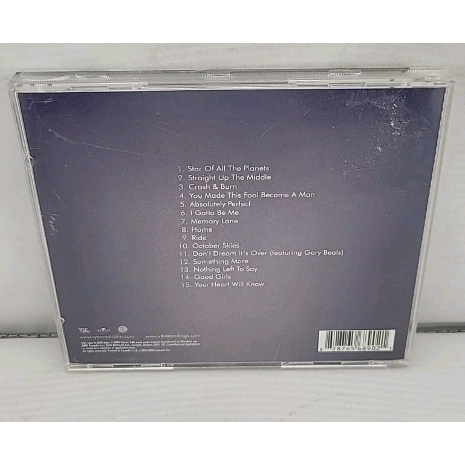 Home by Ryan Malcolm (CD, Feb-2004, BMG/VIK)