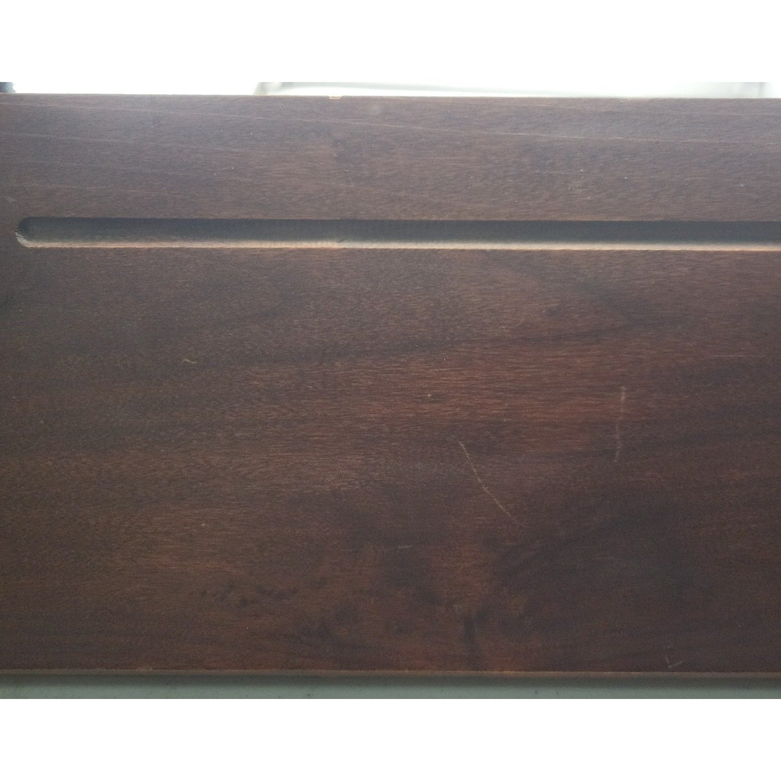 Vtg 970's-1980's Wooden Shelf with beautiful Floral Carved Detailed Sturdy