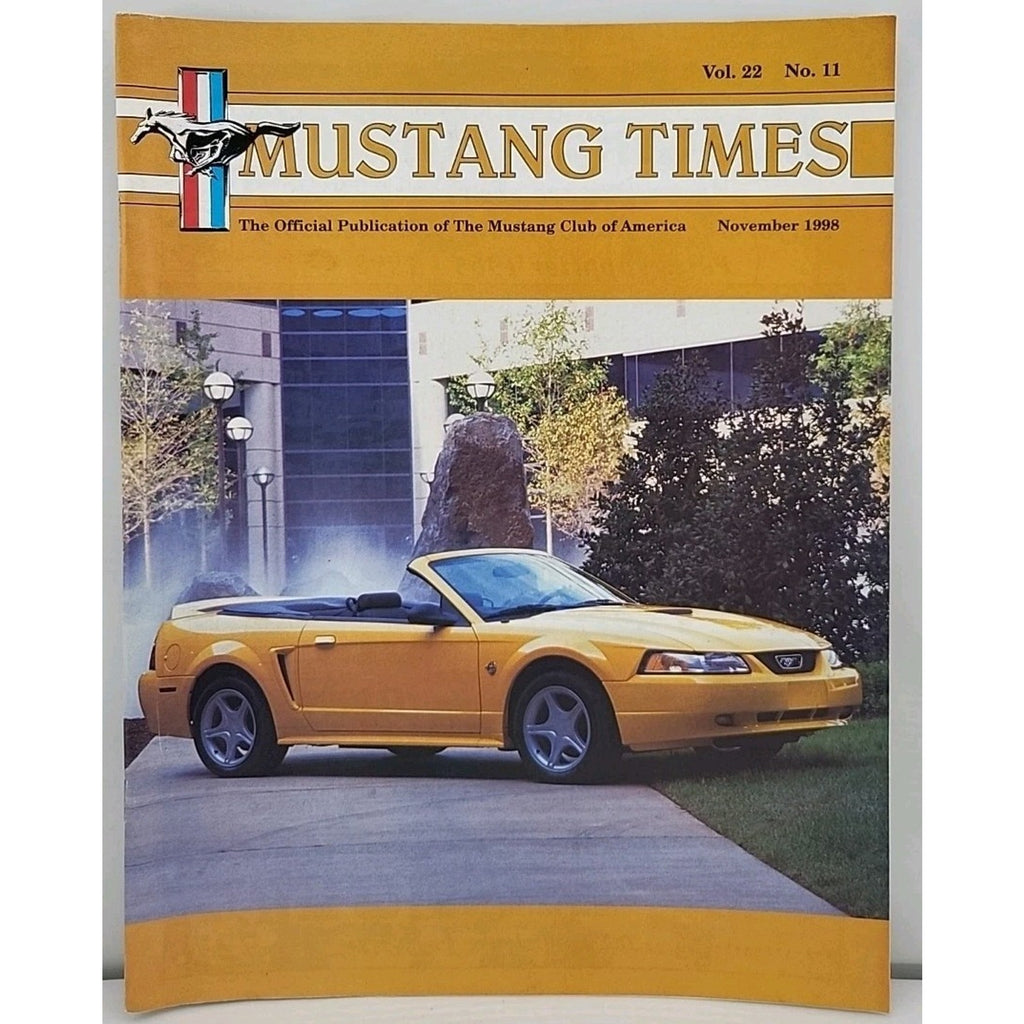 Mustang Times Magazine - November 1998 - Vol. 22 No. 11
