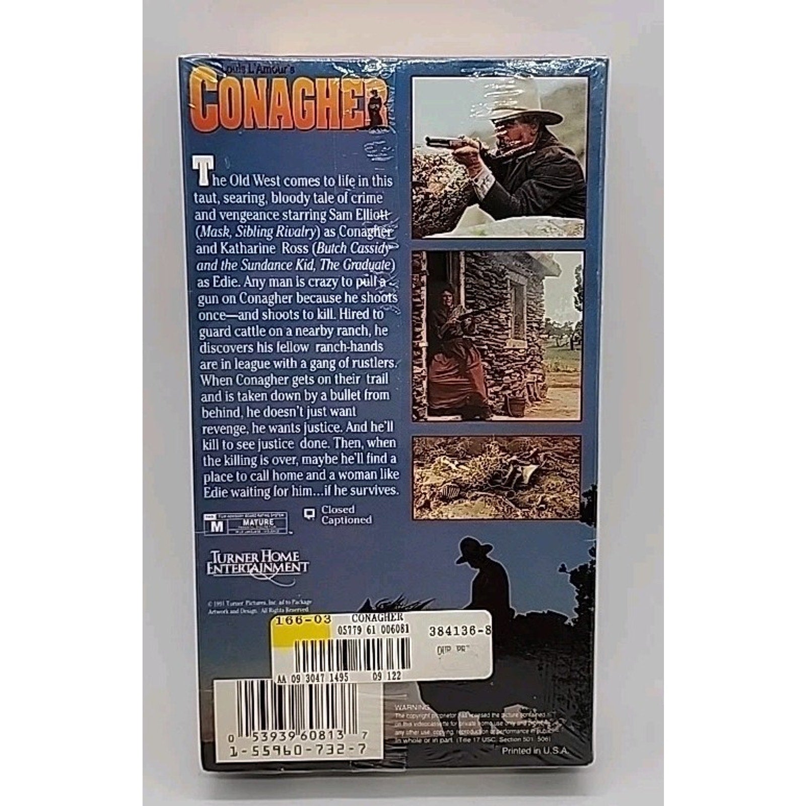Conagher (VHS, 1994) *Brand New*