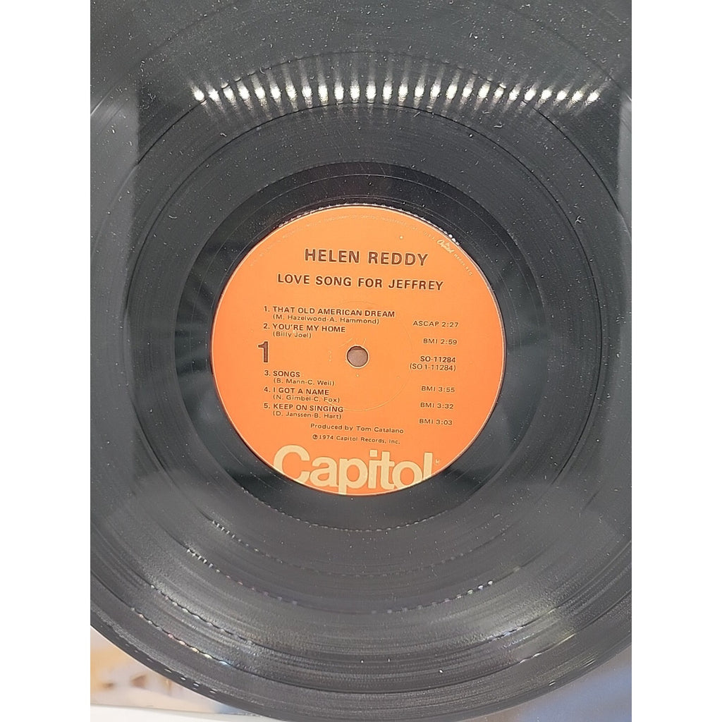 Helen Reddy – Love Song For Jeffrey – Capitol 11284– 12" 33 RPM (Record)