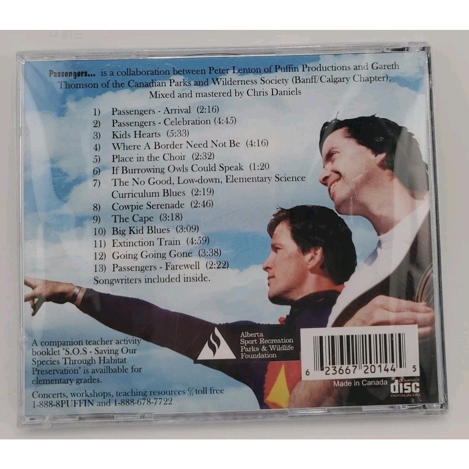 Passengers - Peter Puffin And Captain Wilderness (CD) *Brand New*