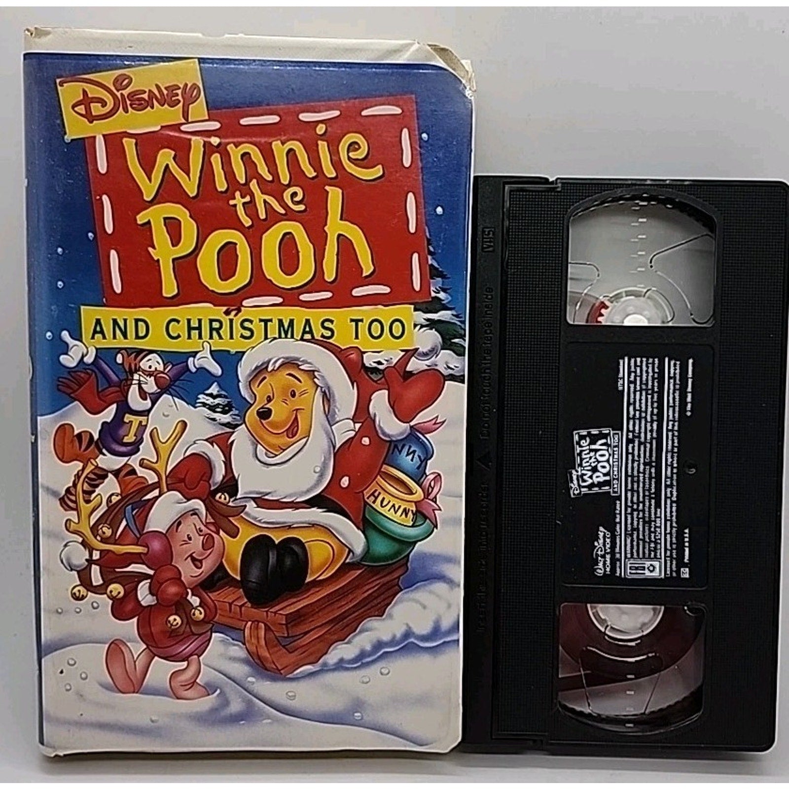 Winnie the Pooh and Christmas Too (VHS, 1997)