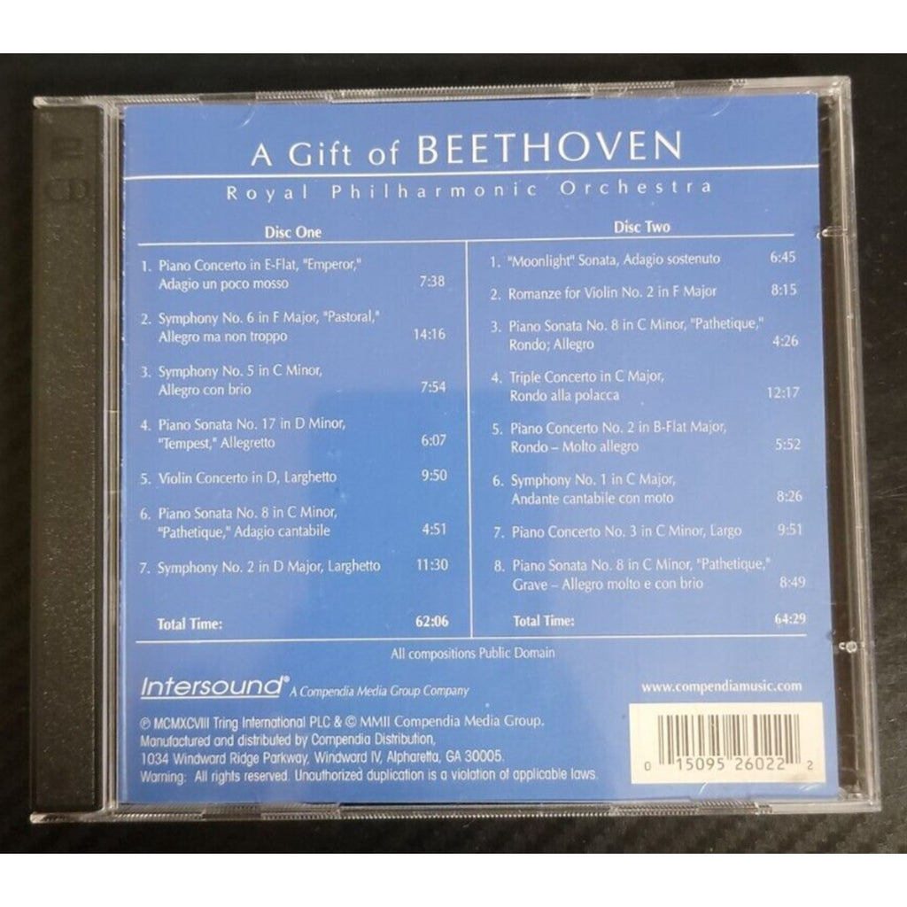 A Gift Of Beethoven Royal Philharmonic Orchestra (CDs)