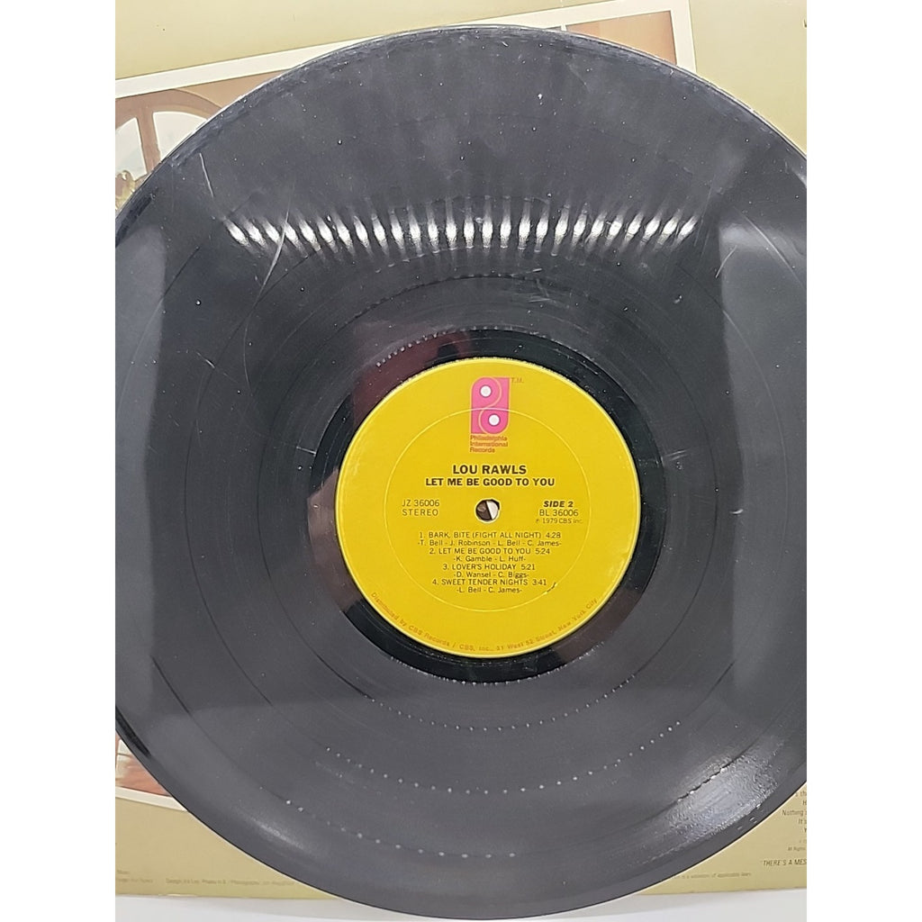 Lou Rawls, Let Me Be Good To You, 12" Vinyl LP, 1979 (Record)