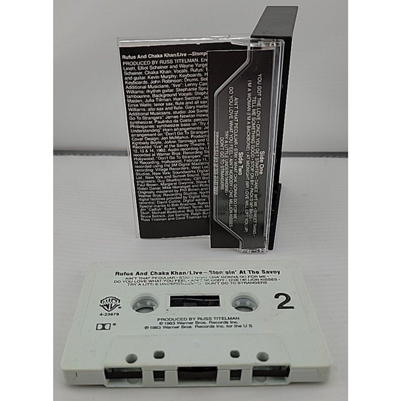 Stompin' at the Savoy (Live) by Rufus & Chaka Khan (Cassette, 2 Discs,...