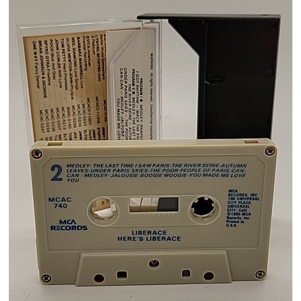 Here's Liberace by Liberace (Cassette, MCA)