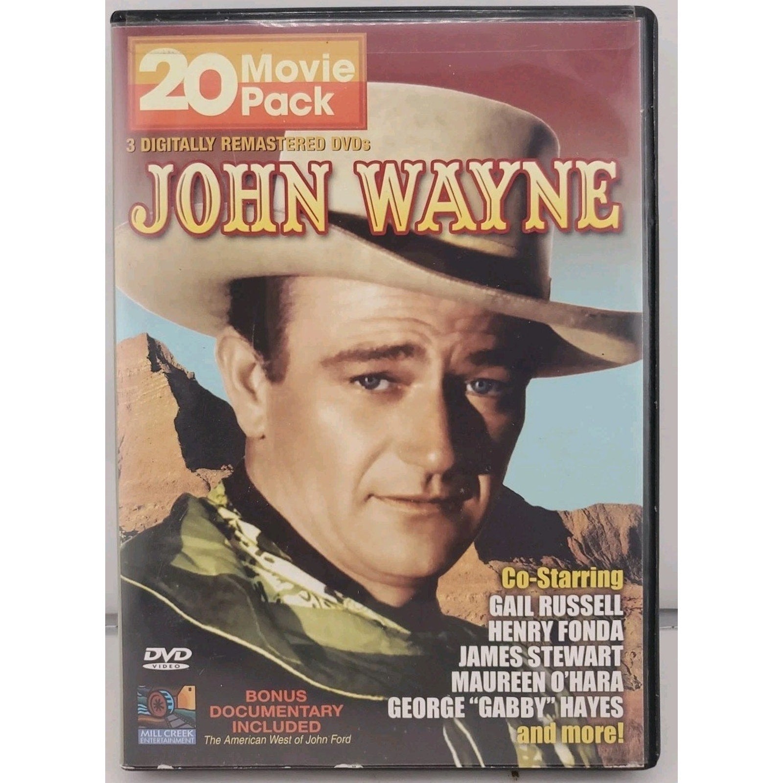 John Wayne 20 Movie Pack (3 Disc Pack) (DVD, 2005, 4-Disc Set)