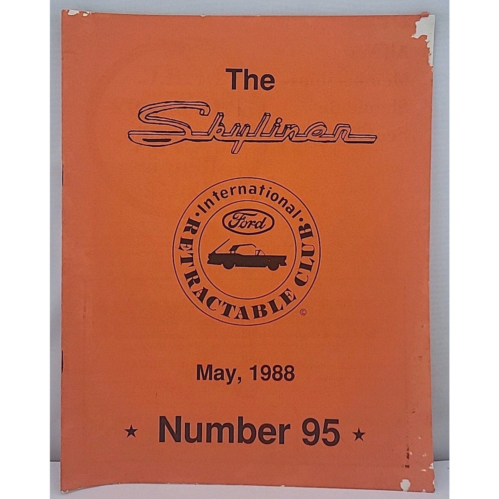 The Skyliner - International Retractable Club - May 1988 Number 95